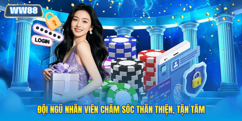 Đội ngũ nhân viên chăm sóc thân thiện, tận tâm