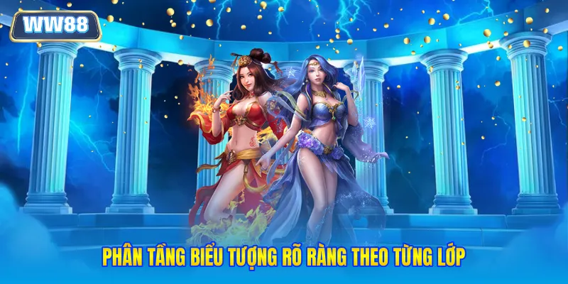 Phân tầng biểu tượng rõ ràng theo từng lớp